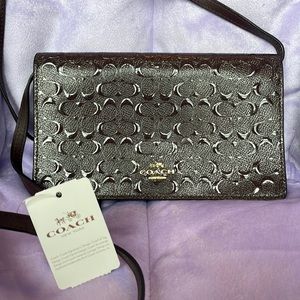 Oxblood Coach Crossbody Bag (Brand New!)